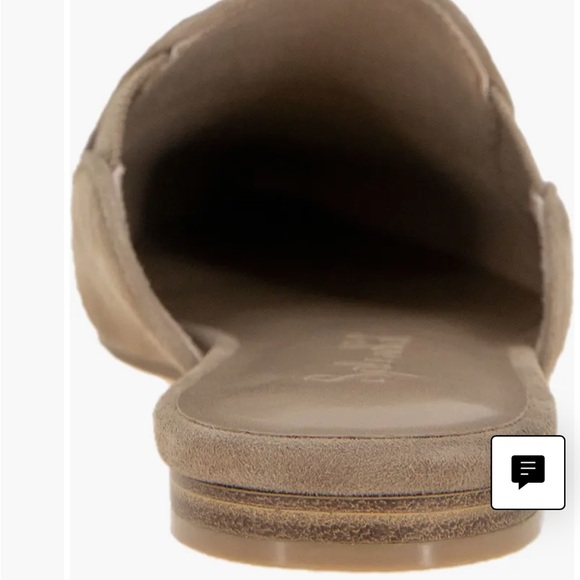 Splendid Taupe Liza Slide Suede Mules color Ermine size 8 - Picture 6 of 8